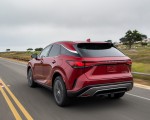 2023 Lexus RX 350h AWD (Color: Red Mica) Rear Three-Quarter Wallpapers 150x120 (4)