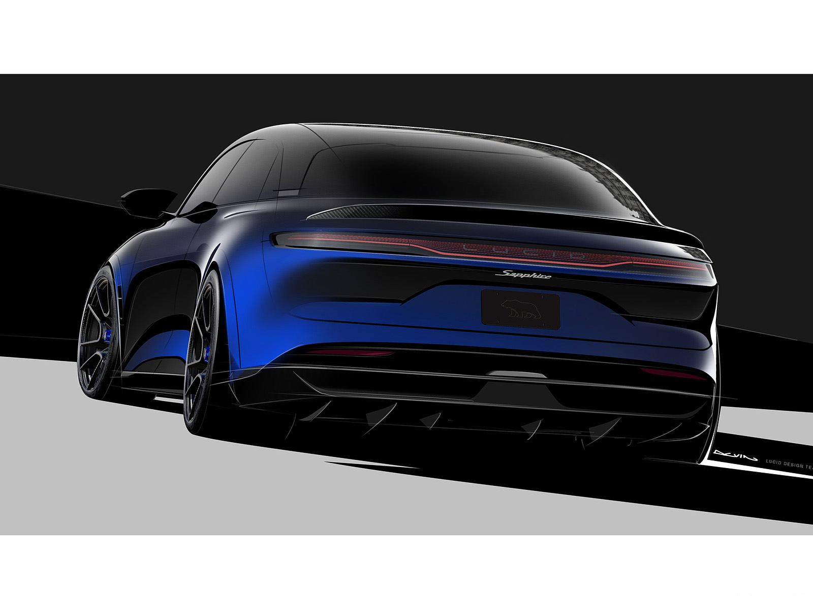 2023 Lucid Air Sapphire Design Sketch Wallpapers #43 of 44