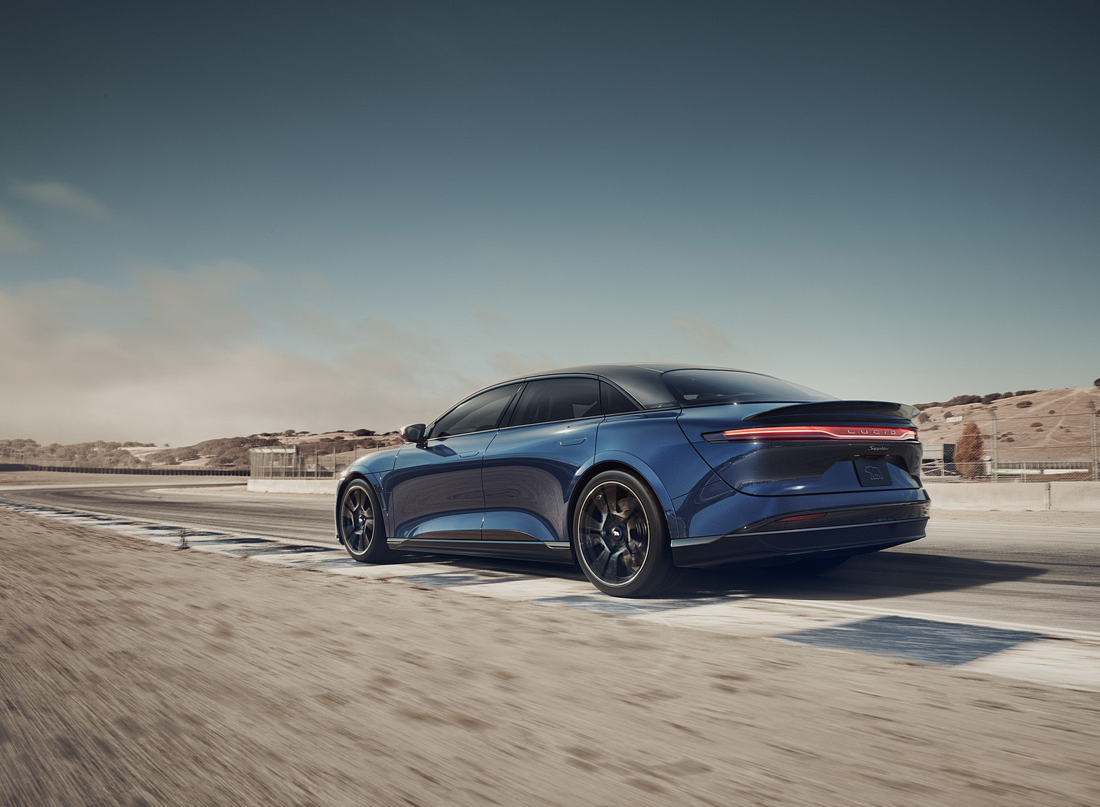 2023 Lucid Air Sapphire Rear Three-Quarter Wallpapers (3)