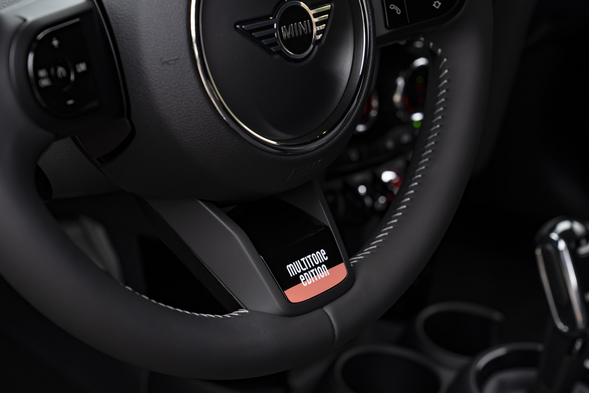 2023 MINI Cooper S 3-door Multitone Edition Interior Steering Wheel Wallpapers #69 of 72