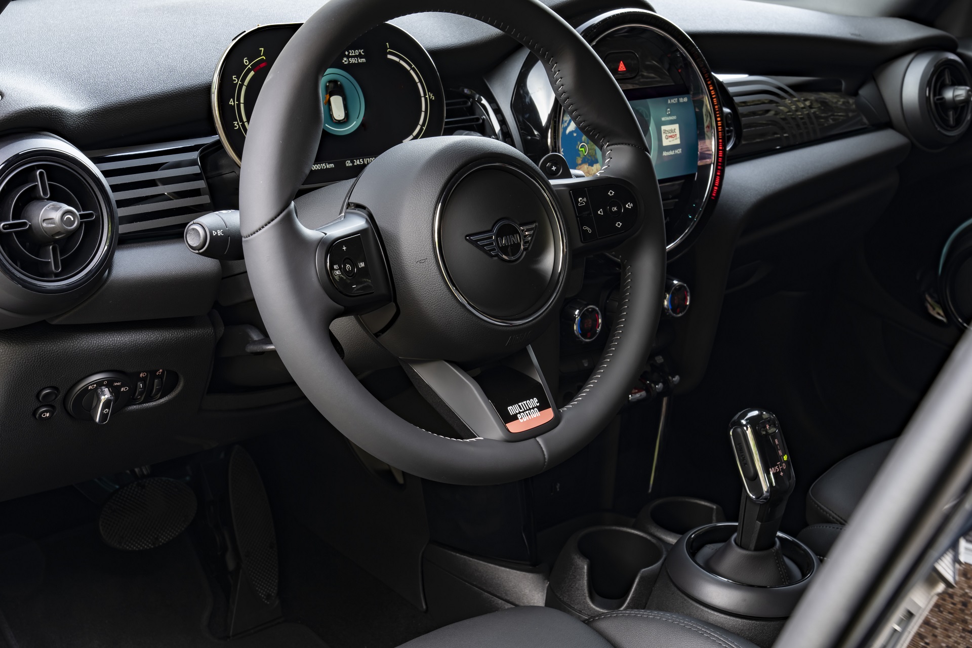 2023 MINI Cooper S 5-door Multitone Edition Interior Steering Wheel Wallpapers #62 of 66