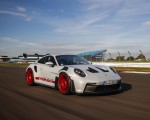 2023 Porsche 911 GT3 RS (Color: Ice Grey Metallic) Front Three-Quarter Wallpapers 150x120