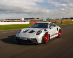 2023 Porsche 911 GT3 RS (Color: Ice Grey Metallic) Front Three-Quarter Wallpapers 150x120