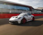 2023 Porsche 911 GT3 RS (Color: Ice Grey Metallic) Front Three-Quarter Wallpapers 150x120