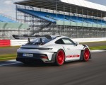 2023 Porsche 911 GT3 RS (Color: Ice Grey Metallic) Rear Three-Quarter Wallpapers 150x120