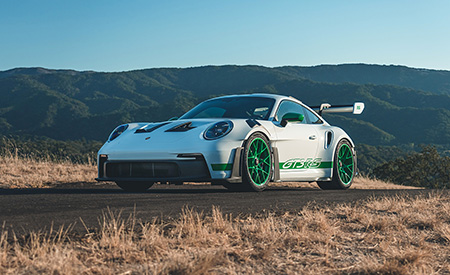 2023 Porsche 911 GT3 RS Tribute to Carrera RS Package Front Three-Quarter Wallpapers 450x275 (1)