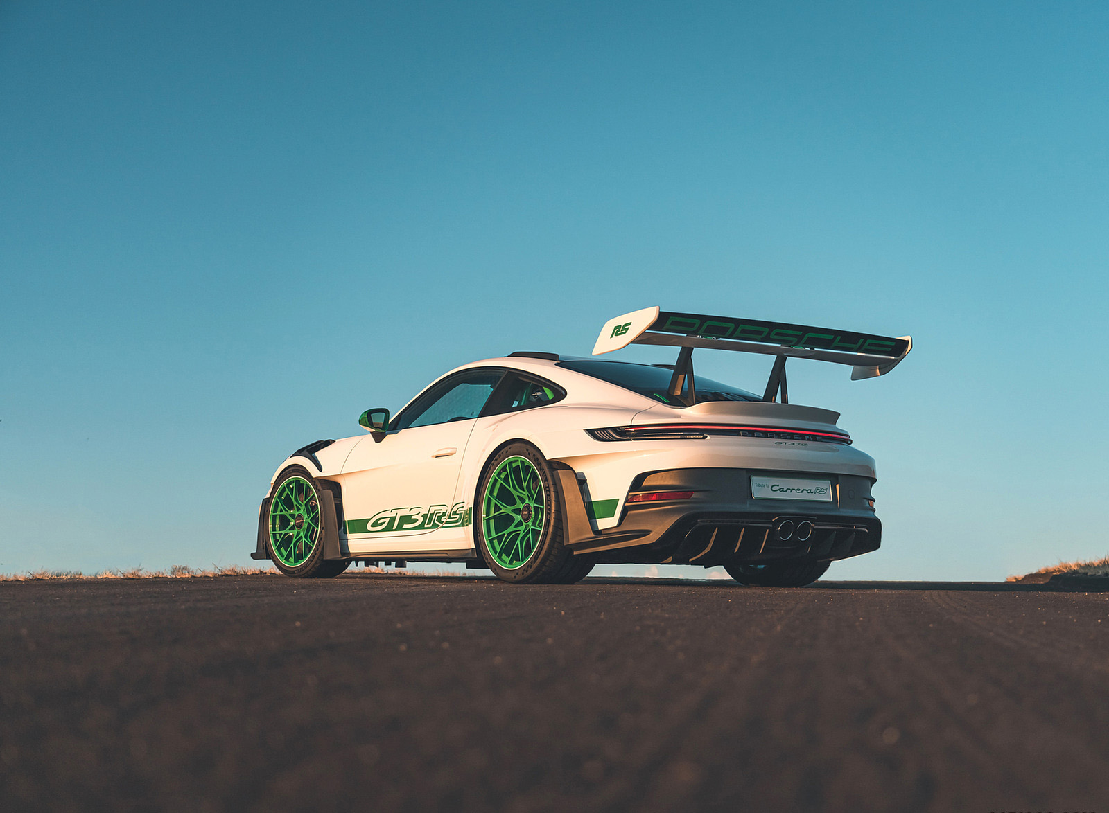 2023 Porsche 911 GT3 RS Tribute to Carrera RS Package Rear Three-Quarter Wallpapers (4)