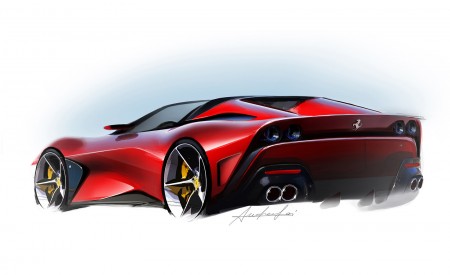 2022 Ferrari SP51 Design Sketch Wallpapers 450x275 (15)