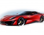 2022 Ferrari SP51 Design Sketch Wallpapers  150x120 (11)