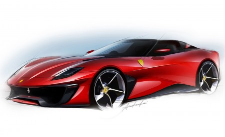 2022 Ferrari SP51 Design Sketch Wallpapers  450x275 (11)