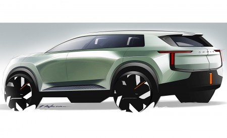 2022 Škoda Vision 7S Concept Design Sketch Wallpapers 450x275 (32)