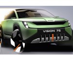 2022 Škoda Vision 7S Concept Design Sketch Wallpapers 150x120 (40)
