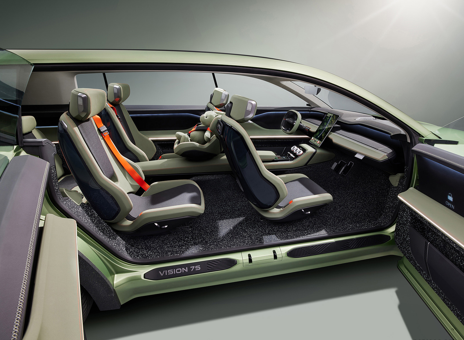 2022 Škoda Vision 7S Concept Interior Wallpapers #22 of 57