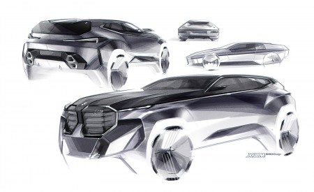2023 BMW XM Design Sketch Wallpapers 450x275 (163)