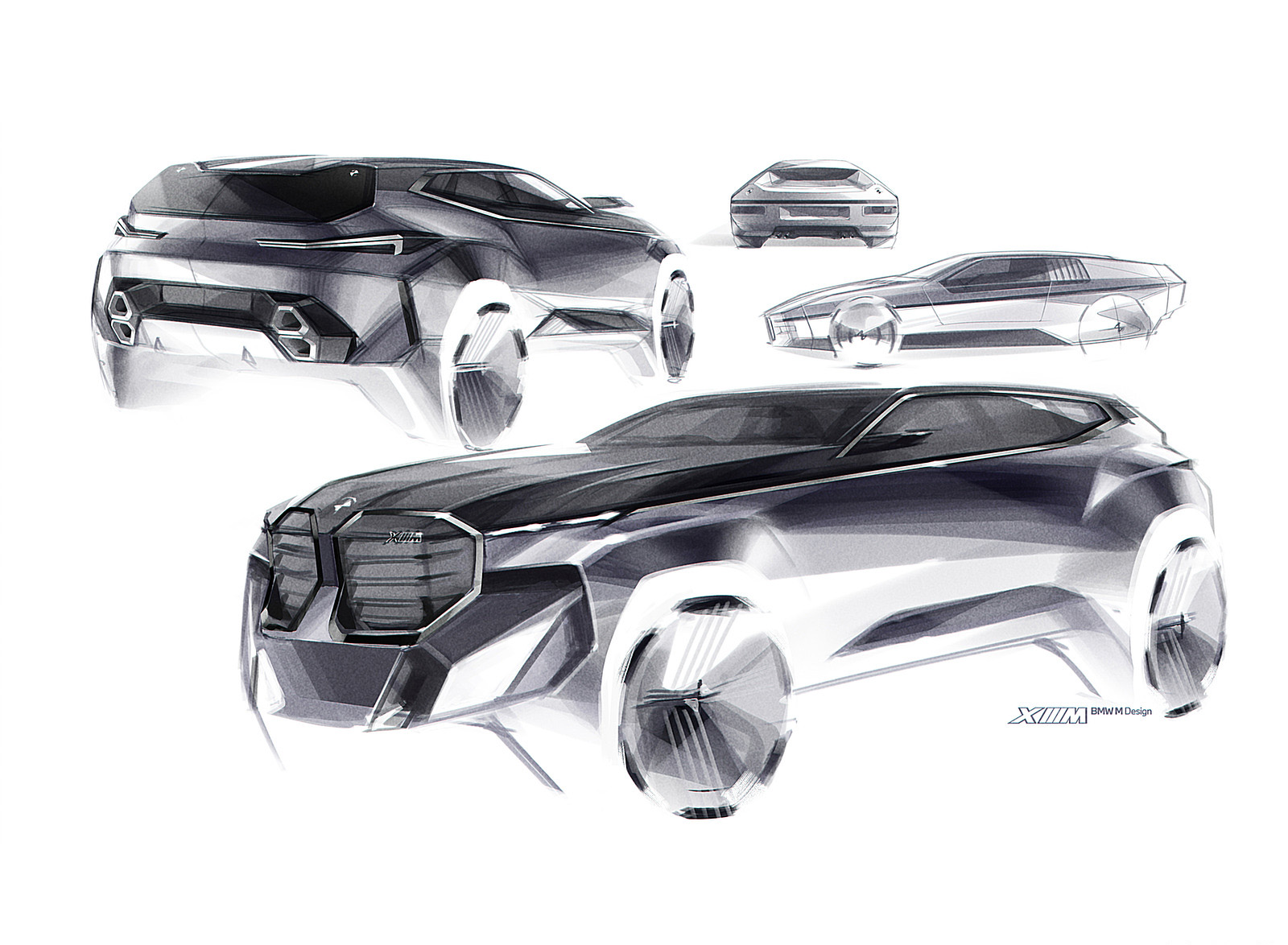2023 BMW XM Design Sketch Wallpapers #163 of 170