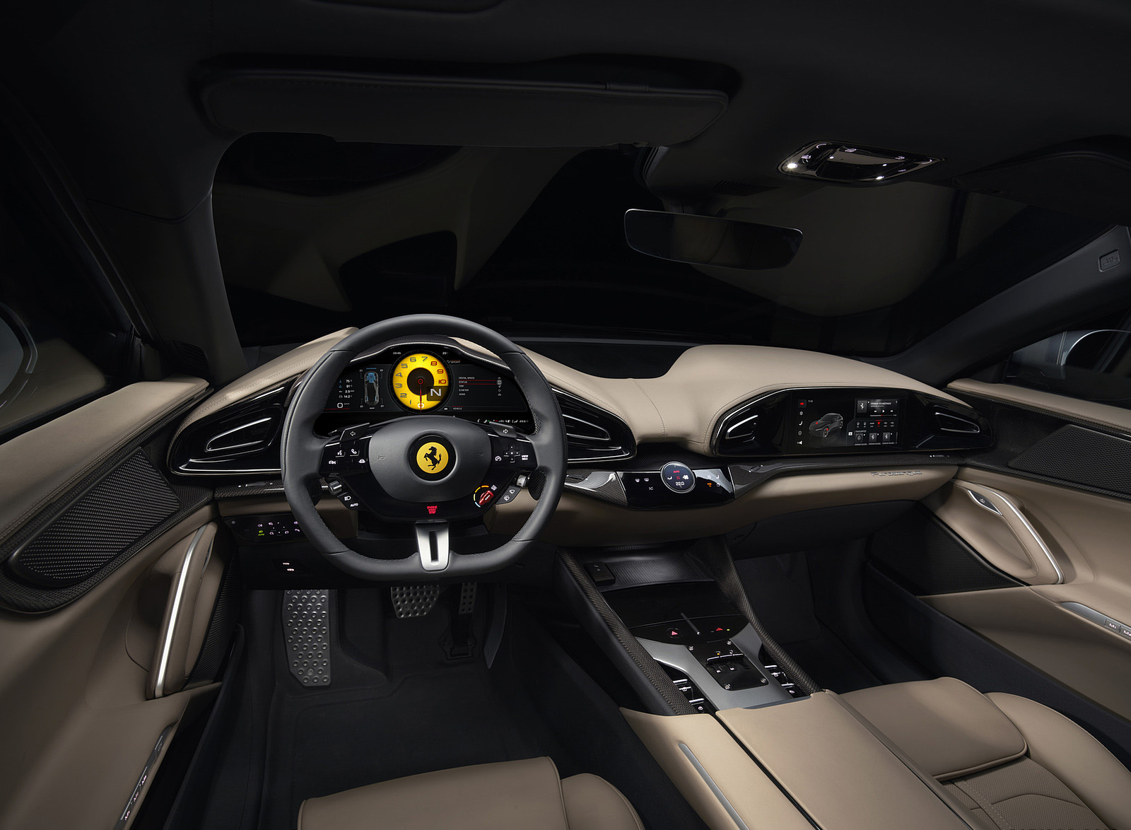 2023 Ferrari Purosangue Interior Cockpit Wallpapers  #18 of 21