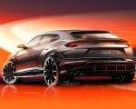 2023 Lamborghini Urus S Design Sketch Wallpapers 150x120