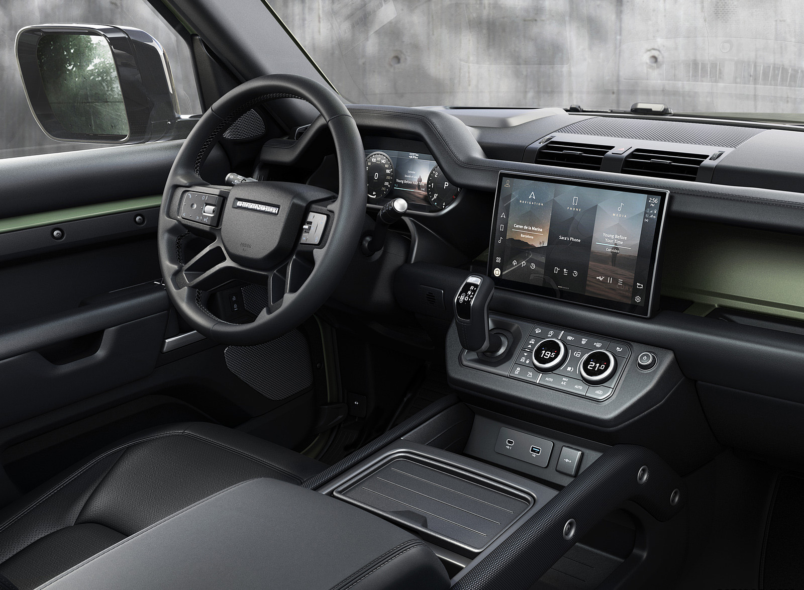 2023 Land Rover Defender 75th Limited Edition Interior Wallpapers (6)