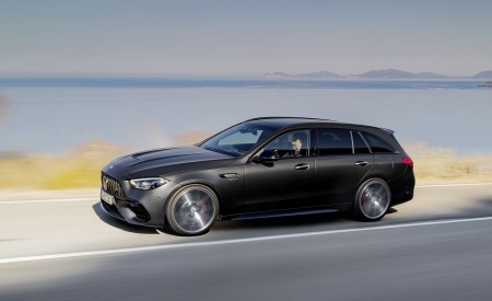 2023 Mercedes-AMG C 63 S E Performance Estate (Color: Graphite Grey Magno) Side Wallpapers 450x275 (6)