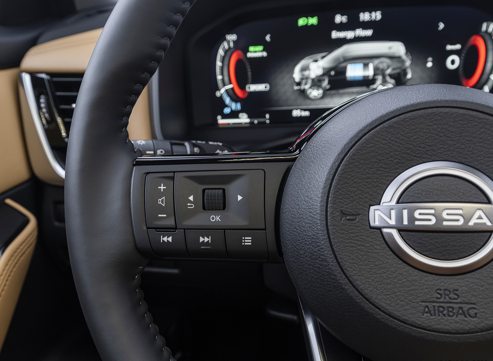 2023 Nissan X-Trail Interior Steering Wheel Wallpapers #35 of 59