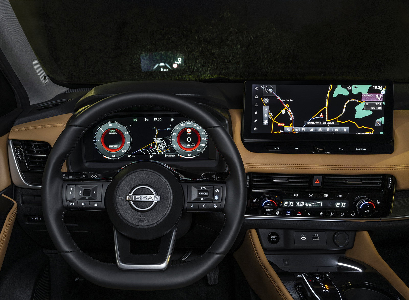 2023 Nissan X-Trail Interior Steering Wheel Wallpapers #33 of 59