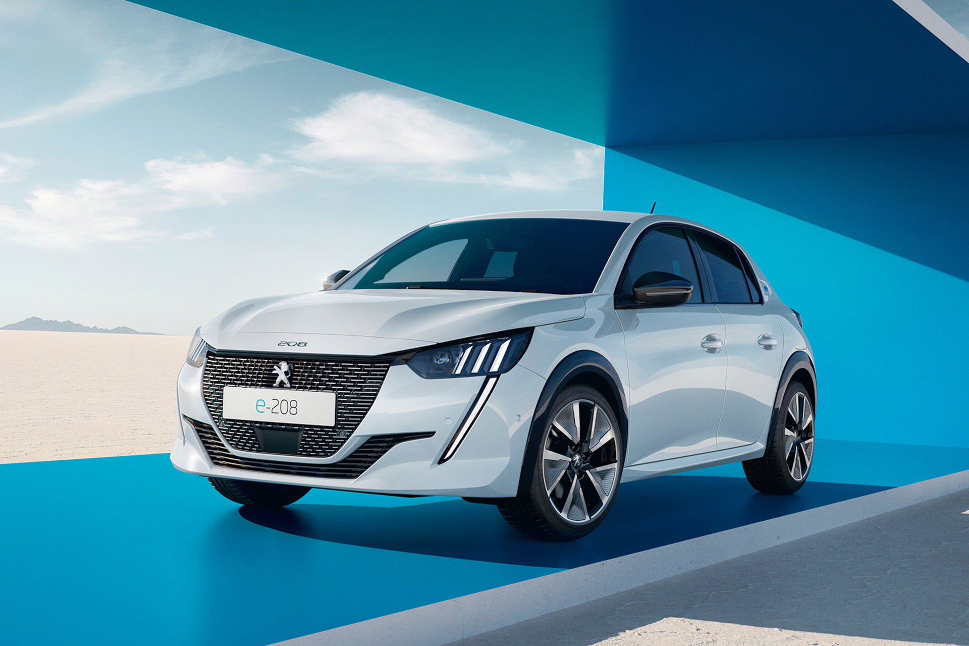 2023 Peugeot e-208 Front Wallpapers (1)