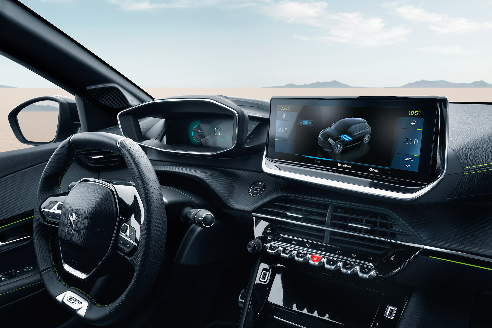 2023 Peugeot e-208 Interior Wallpapers #7 of 9