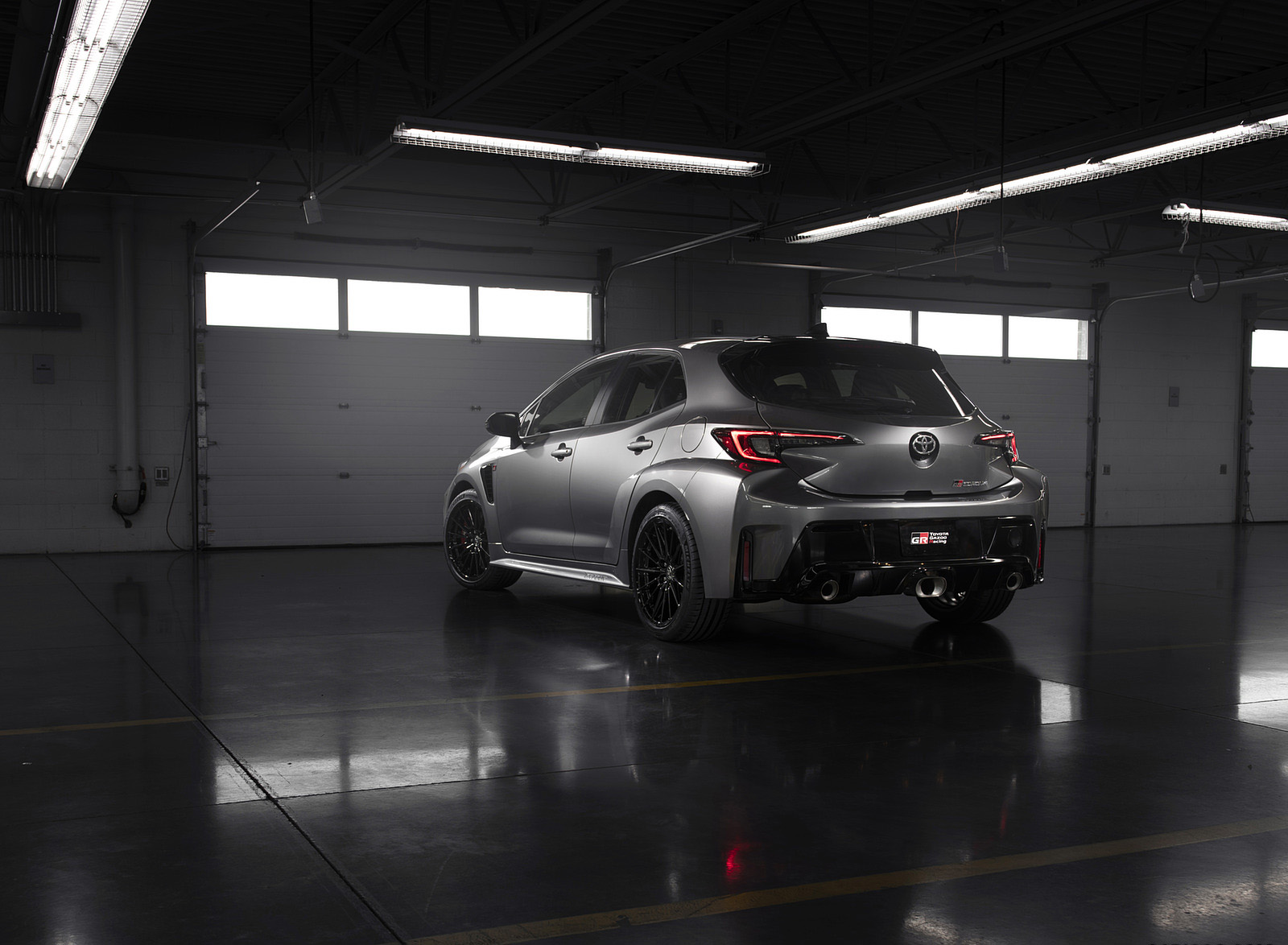 2023 Toyota GR Corolla Circuit Edition (Color: Heavy Metal) Rear Three-Quarter Wallpapers #55 of 78