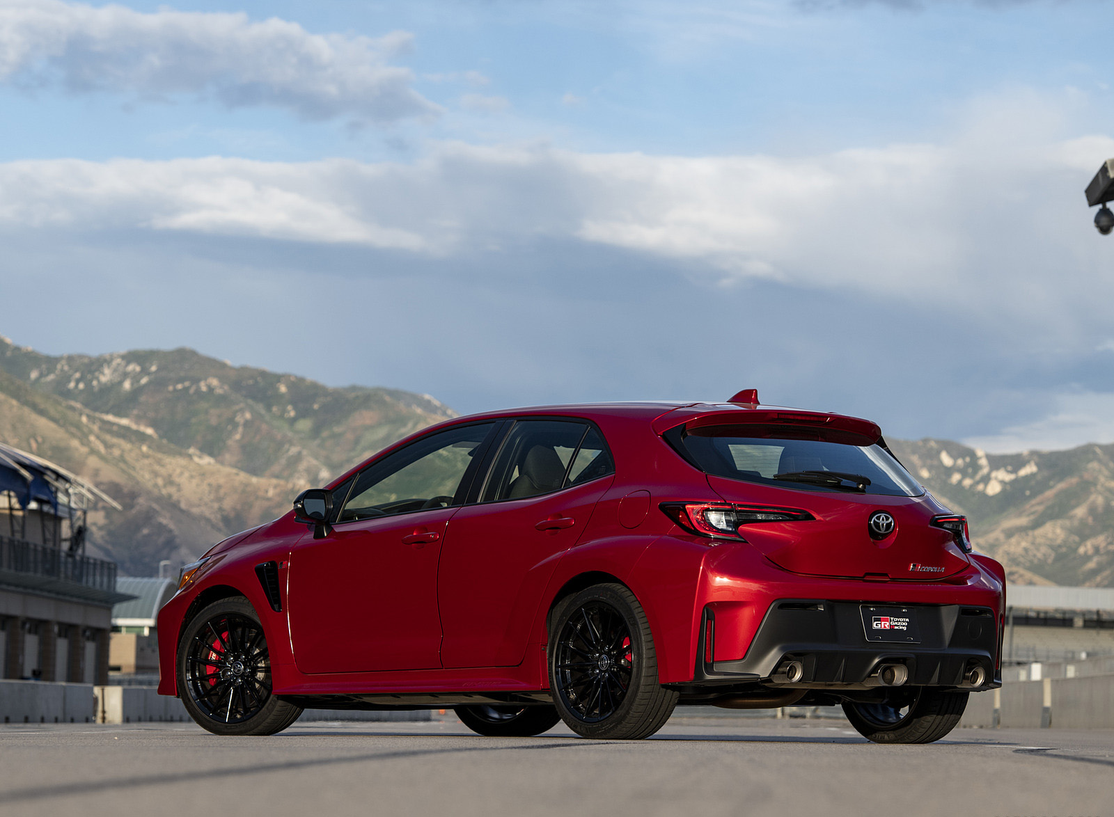 2023 Toyota GR Corolla Core (Color: Supersonic Red) Rear Three-Quarter Wallpapers #48 of 78