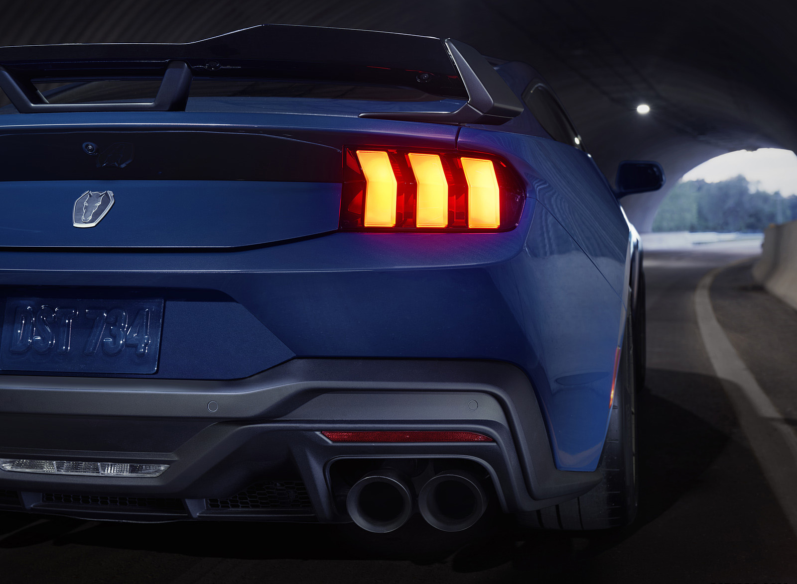 2024 Ford Mustang Dark Horse Tail Light Wallpapers #15 of 17