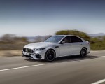 2023 Mercedes-AMG C 63 S E Performance Sedan (Color: High Tech Silver) Front Three-Quarter Wallpapers 150x120 (2)