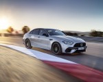 2023 Mercedes-AMG C 63 S E Performance Sedan (Color: High Tech Silver) Front Three-Quarter Wallpapers 150x120 (7)