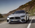 2023 Mercedes-AMG C 63 S E Performance Sedan (Color: High Tech Silver) Front Wallpapers 150x120
