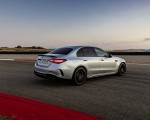 2023 Mercedes-AMG C 63 S E Performance Sedan (Color: High Tech Silver) Rear Three-Quarter Wallpapers 150x120