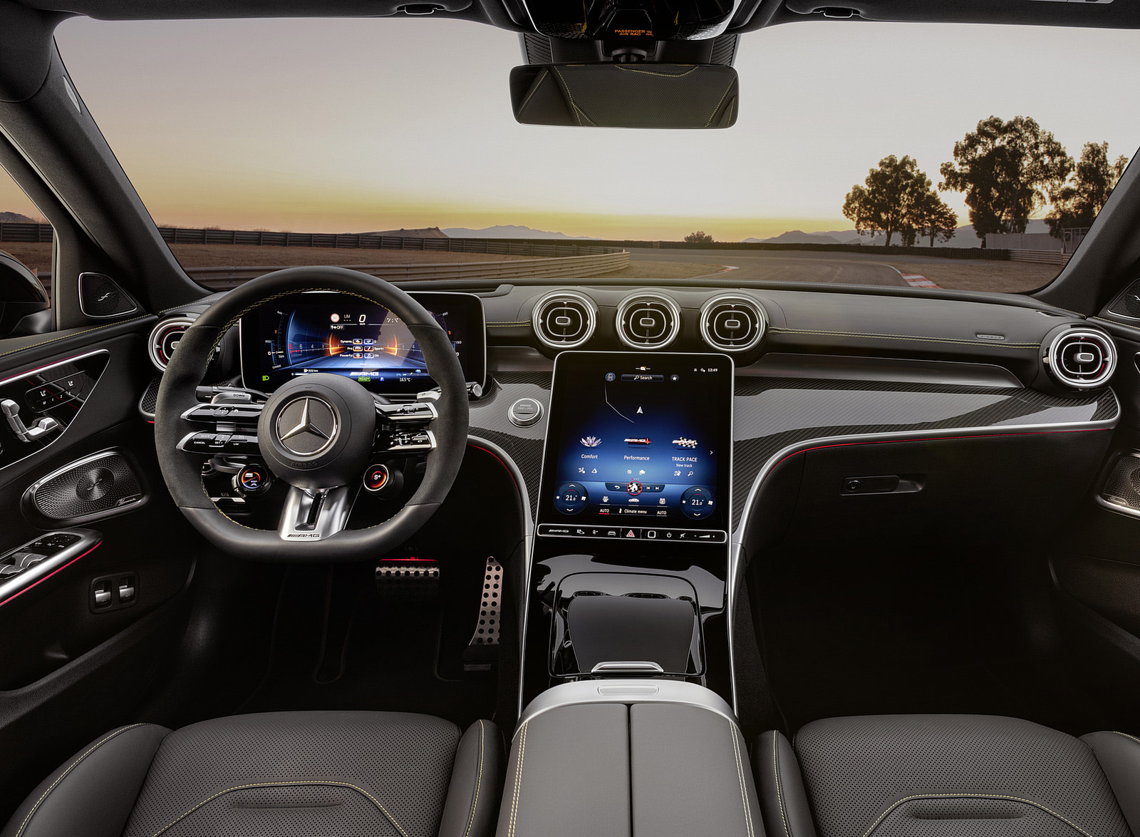 2023 Mercedes-AMG C 63 S E Performance Sedan Interior Cockpit Wallpapers #26 of 28