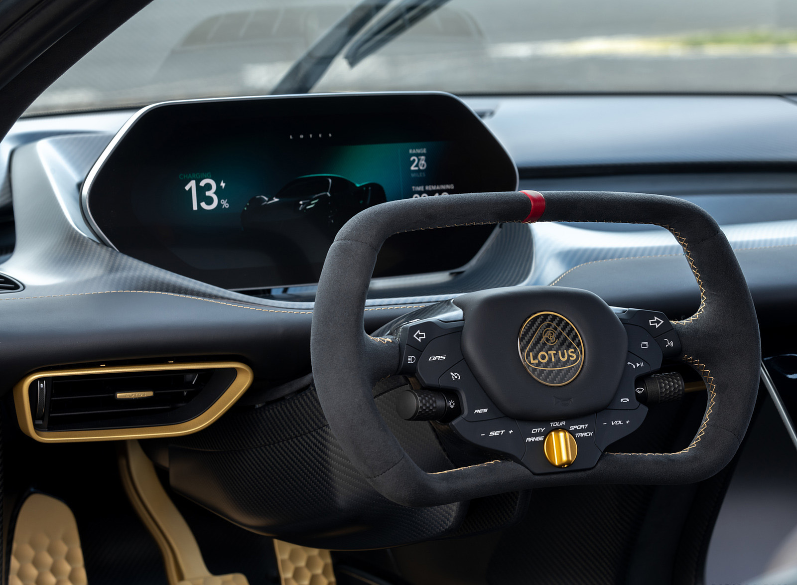 2022 Lotus Evija Fittipaldi Interior Steering Wheel Wallpapers #21 of 27