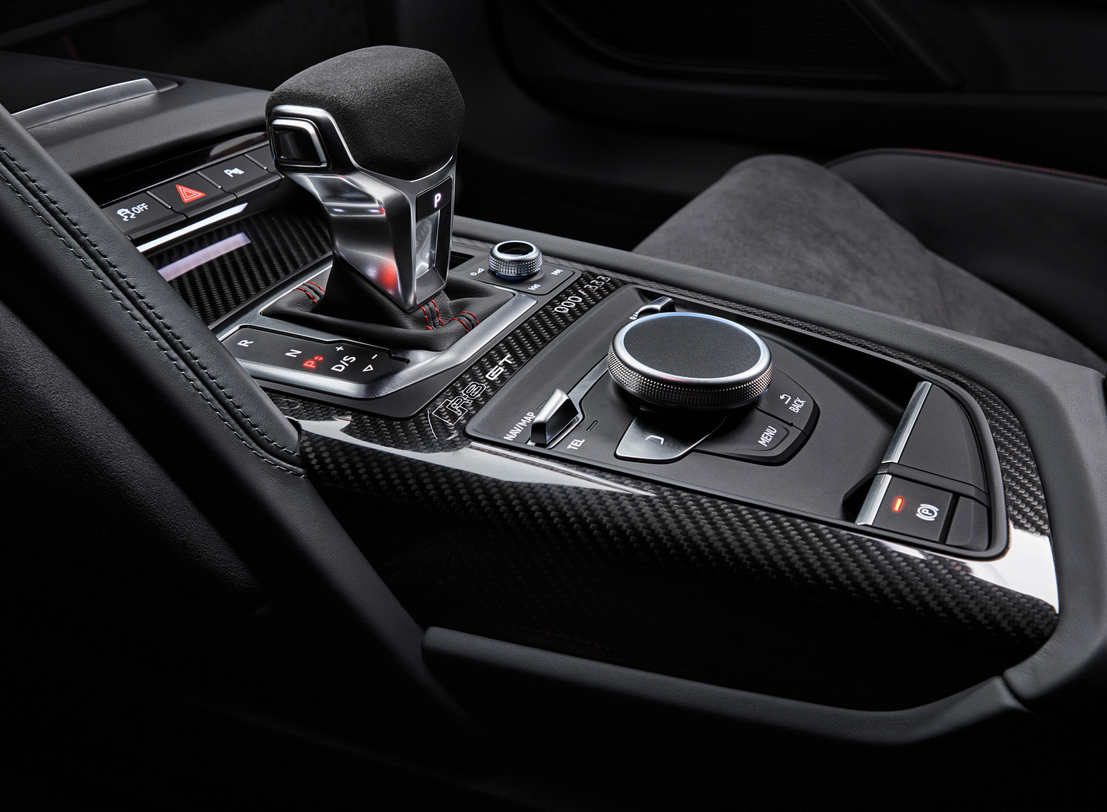 2023 Audi R8 Coupe V10 GT RWD (Color: Suzuka Grey) Central Console Wallpapers #130 of 131