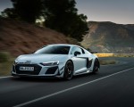 2023 Audi R8 Coupe V10 GT RWD (Color: Suzuka Grey) Front Three-Quarter Wallpapers 150x120