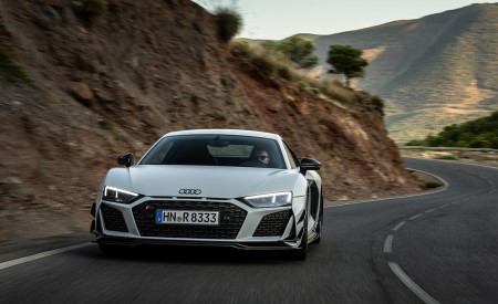 2023 Audi R8 Coupe V10 GT RWD (Color: Suzuka Grey) Front Wallpapers 450x275 (22)