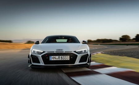2023 Audi R8 Coupe V10 GT RWD (Color: Suzuka Grey) Front Wallpapers 450x275 (10)