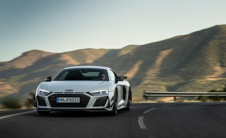 2023 Audi R8 Coupe V10 GT RWD (Color: Suzuka Grey) Front Wallpapers 450x275 (23)