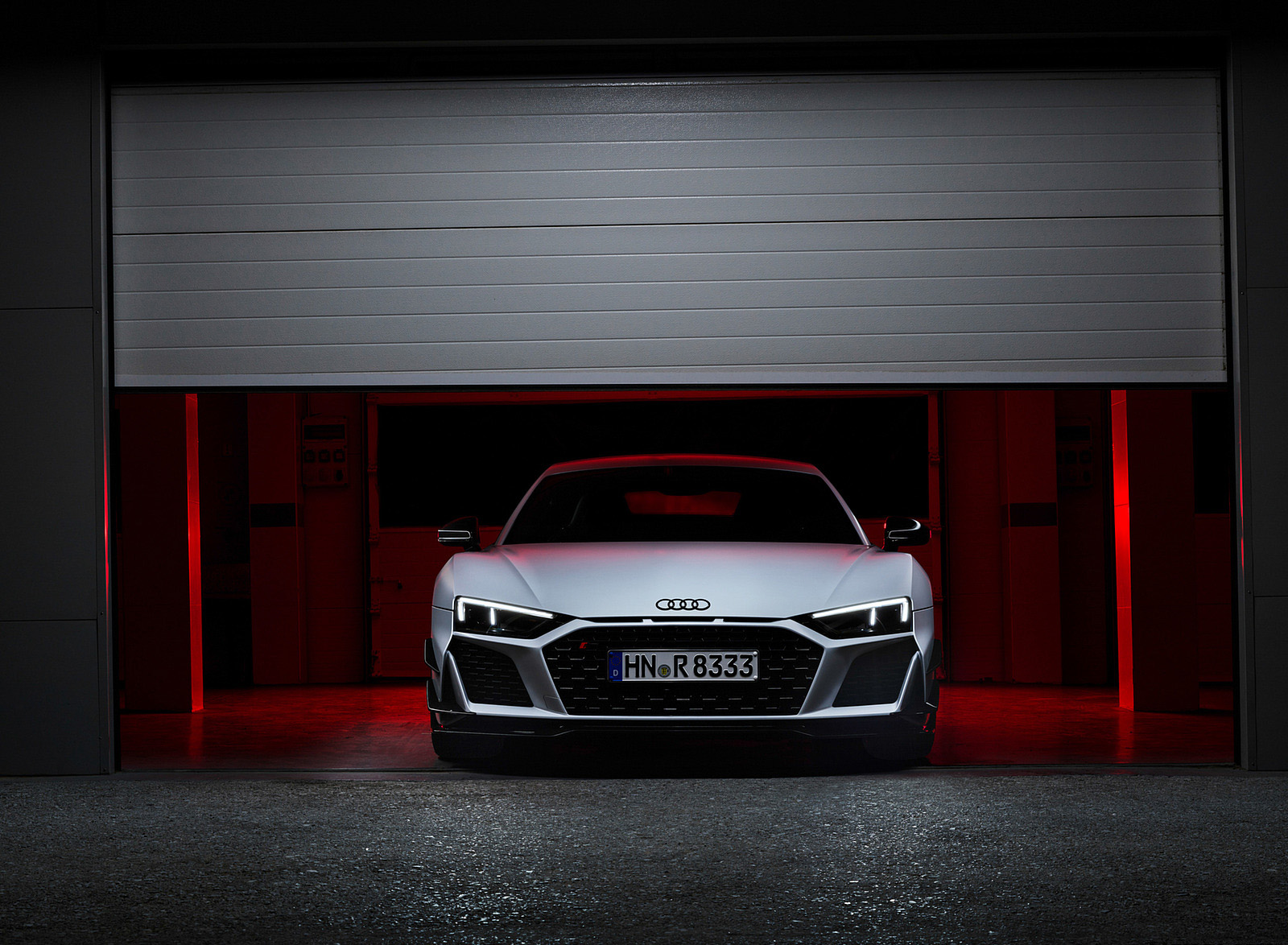 2023 Audi R8 Coupe V10 GT RWD (Color: Suzuka Grey) Front Wallpapers #118 of 131