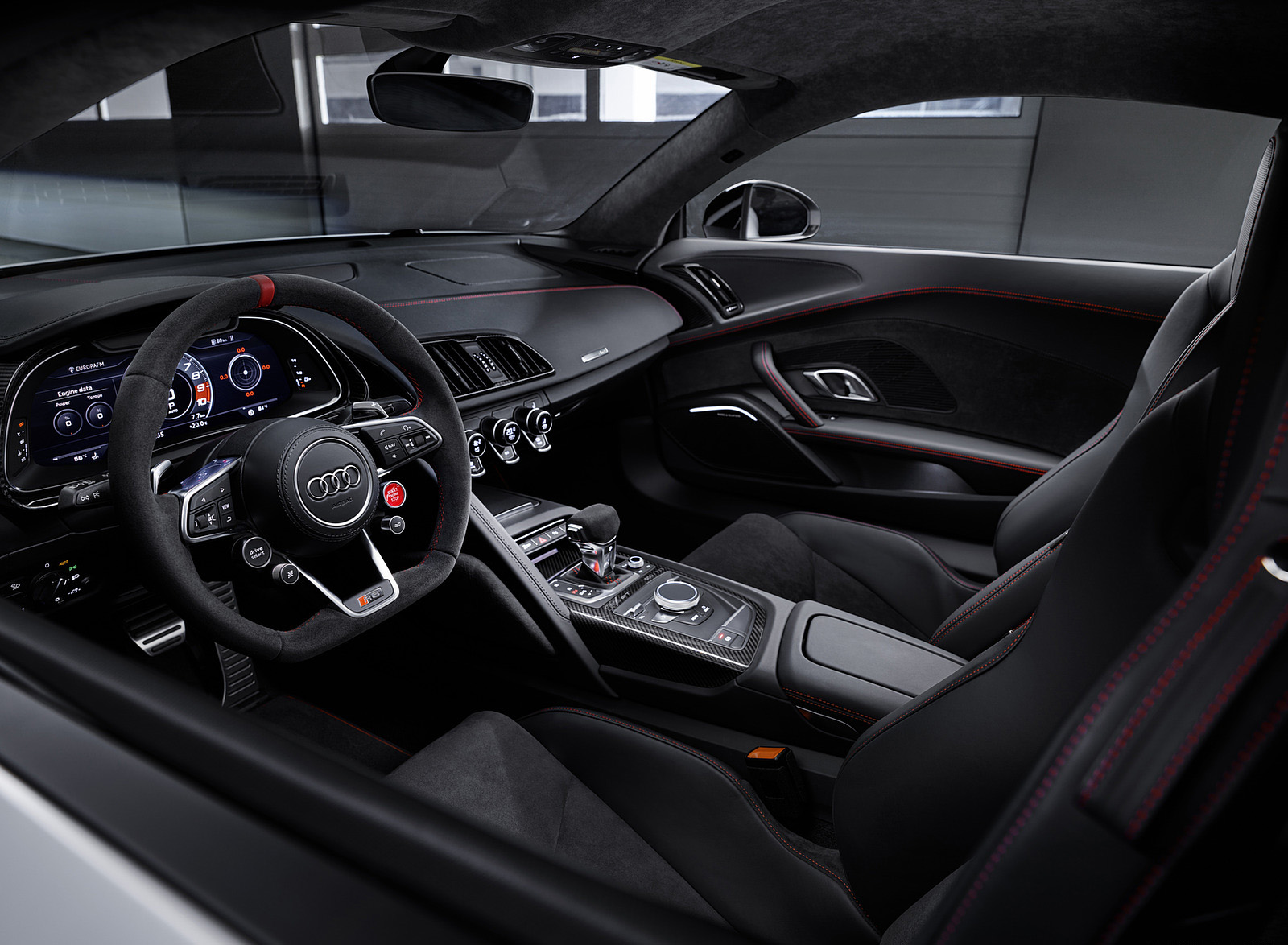 2023 Audi R8 Coupe V10 GT RWD (Color: Suzuka Grey) Interior Wallpapers #127 of 131
