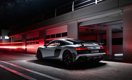 2023 Audi R8 Coupe V10 GT RWD (Color: Suzuka Grey) Rear Three-Quarter Wallpapers 450x275 (114)