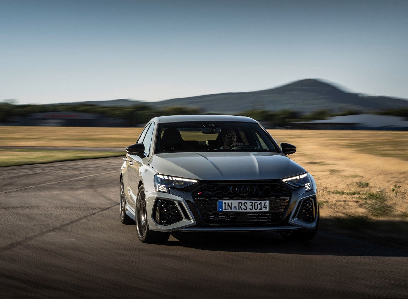 2023 Audi RS 3 Sedan Performance Edition (Color: Arrow Gray Pearl Effect) Front Wallpapers (9)