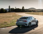 2023 Audi RS 3 Sedan Performance Edition (Color: Arrow Gray Pearl Effect) Rear Three-Quarter Wallpapers 150x120