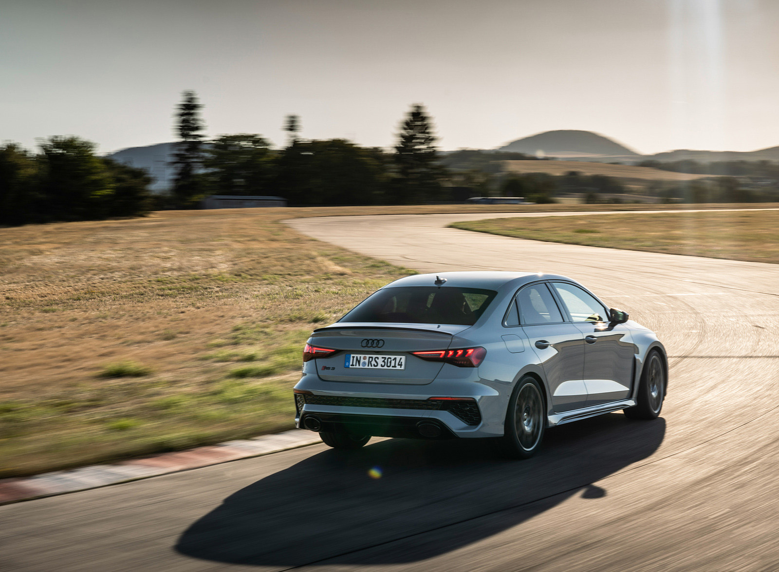 2023 Audi RS 3 Sedan Performance Edition (Color: Arrow Gray Pearl Effect) Rear Three-Quarter Wallpapers #19 of 45