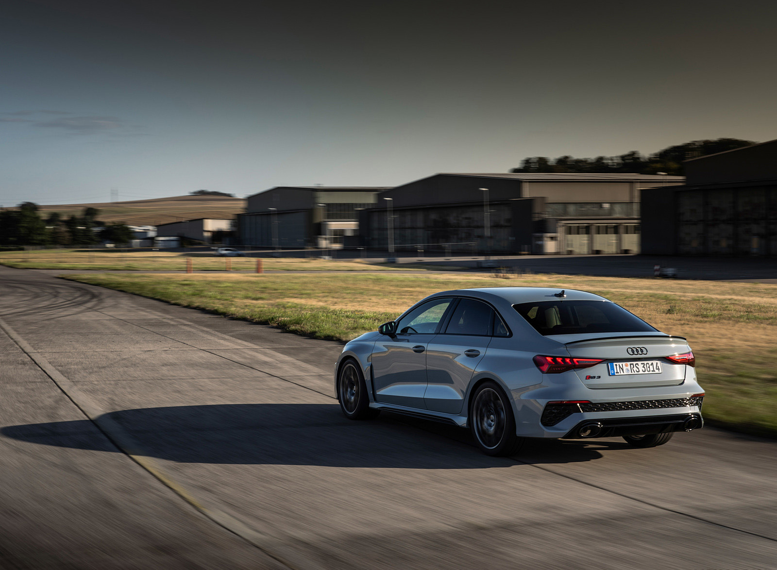 2023 Audi RS 3 Sedan Performance Edition (Color: Arrow Gray Pearl Effect) Rear Three-Quarter Wallpapers (6)