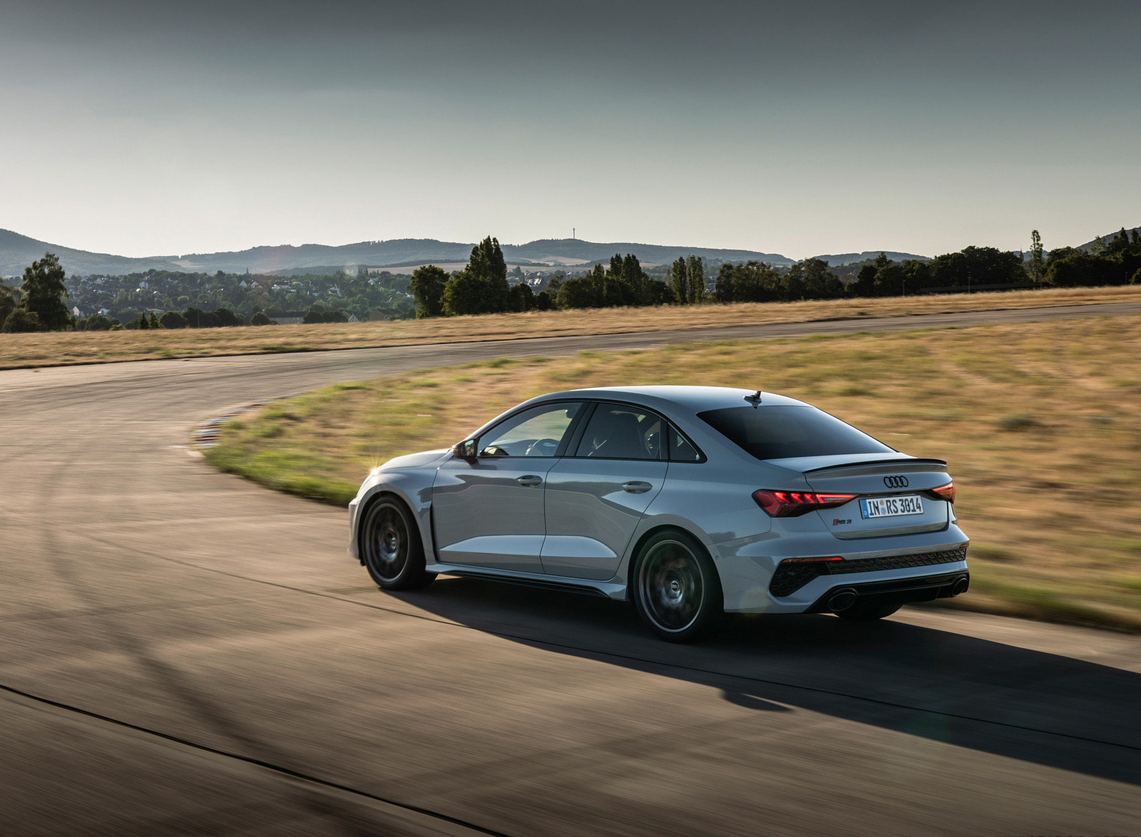 2023 Audi RS 3 Sedan Performance Edition (Color: Arrow Gray Pearl Effect) Rear Three-Quarter Wallpapers #18 of 45