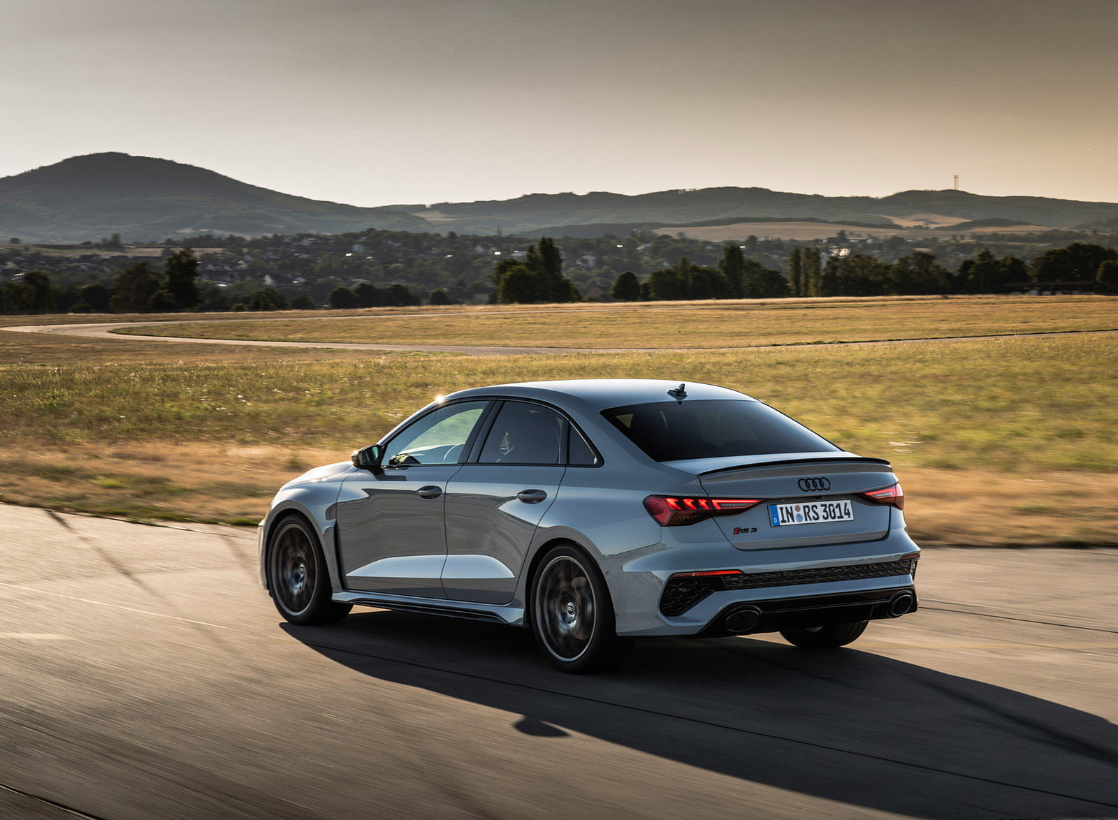 2023 Audi RS 3 Sedan Performance Edition (Color: Arrow Gray Pearl Effect) Rear Three-Quarter Wallpapers #15 of 45